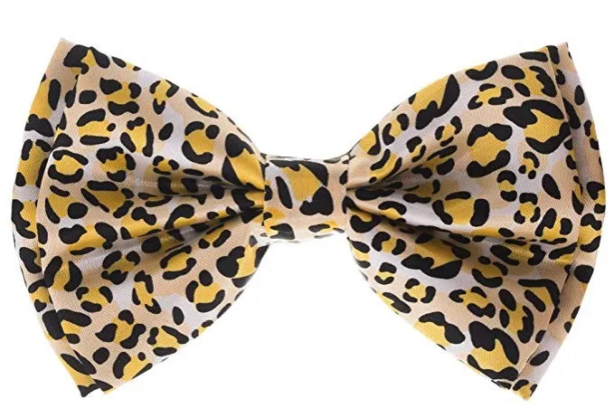 Men Casual Leopard Print Bow Tie