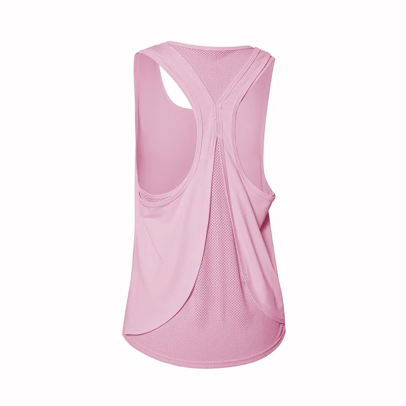 Women Running Fitness Sleeveless Quick Dry Sports Vest