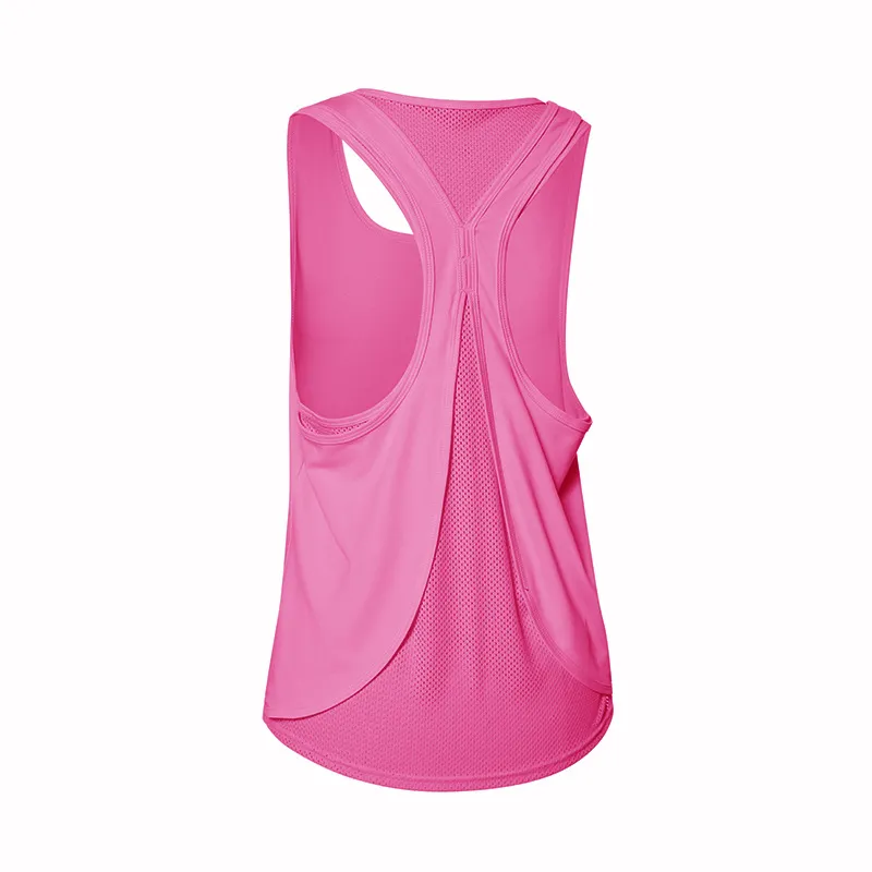 Women Running Fitness Sleeveless Quick Dry Sports Vest