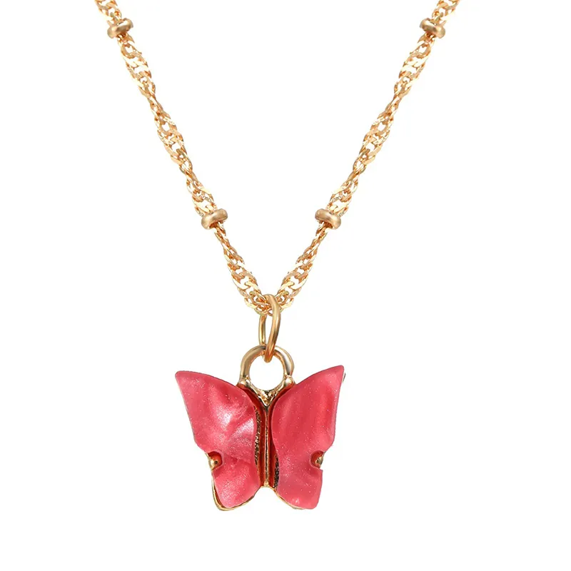 Fashion Butterfly Pendant Necklace