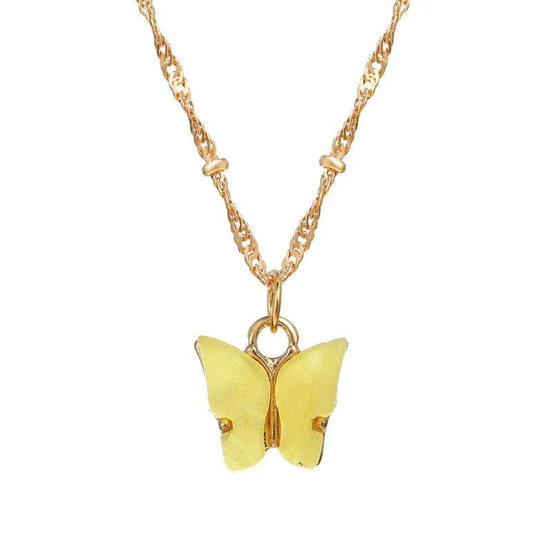 Fashion Butterfly Pendant Necklace
