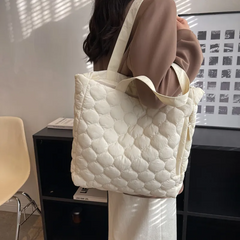 Women Fashion Casual Large Capacity Bucket Canvas Tote Bag