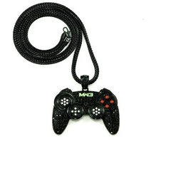 Men Hip-Hop Jewelry Unique Xbox Pendant Chain Necklace
