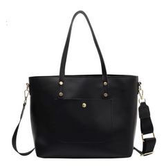 Women'S Fashion Large-Capacity Pu Leather Large-Capacity Shoulder Bag