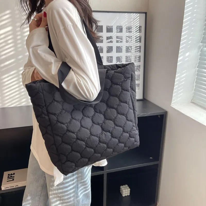 Women Fashion Casual Large Capacity Bucket Canvas Tote Bag