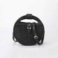 Women Fashion Casual High-Quality Textured One-Shoulder Woven Bag