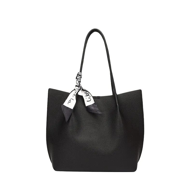 Women'S Fashion Large-Capacity Pu Leather Commuter Large-Capacity Portable Shoulder Bag