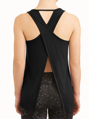 Women Loose Breathable Backless Running Fitness Sports Vest