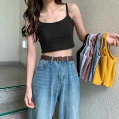 Women Sexy Navel Cropped Camisole