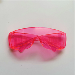 Women Simple Creative Color Blinds Goggles Splash-Proof Sand-Proof Safety Mirror
