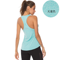 Women Loose Moisture Wicking Sports Racerback Tank Top