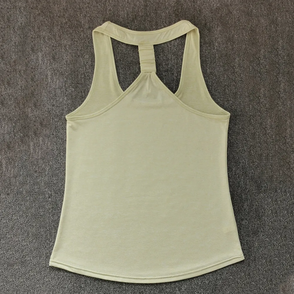 Women Loose Breathable Running Fitness U-Neck Slim Fit Sports Vest