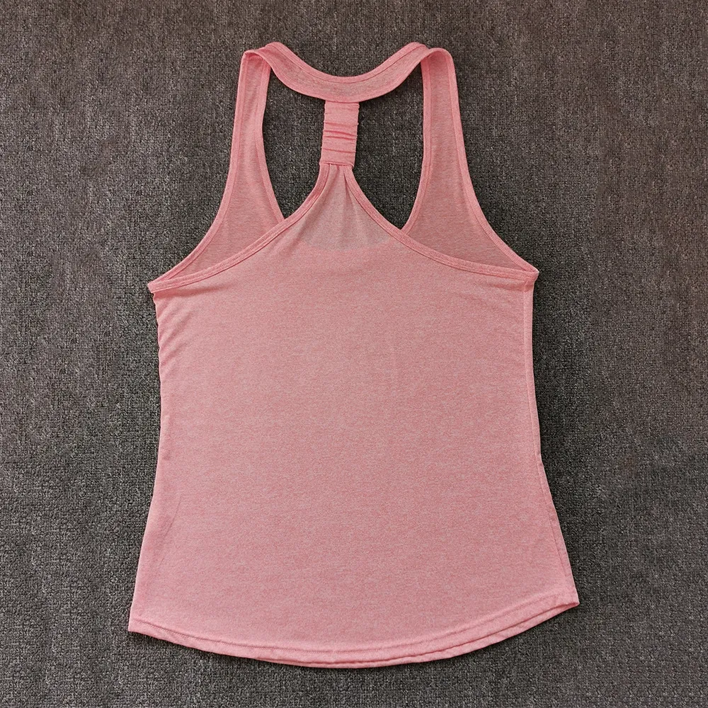 Women Loose Breathable Running Fitness U-Neck Slim Fit Sports Vest