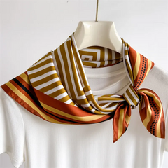 Imitation Silk 70x 70cm Simple Fashion Women Square Scarf