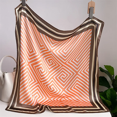 Imitation Silk 70x 70cm Simple Fashion Women Square Scarf