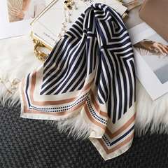 Imitation Silk 70x 70cm Simple Fashion Women Square Scarf
