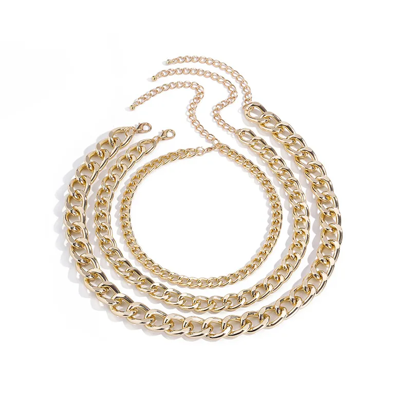 Fashion Chain Design Multilayer Necklaces