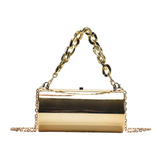 Women Fashion Candy Color Bright Round Shoulder Bag