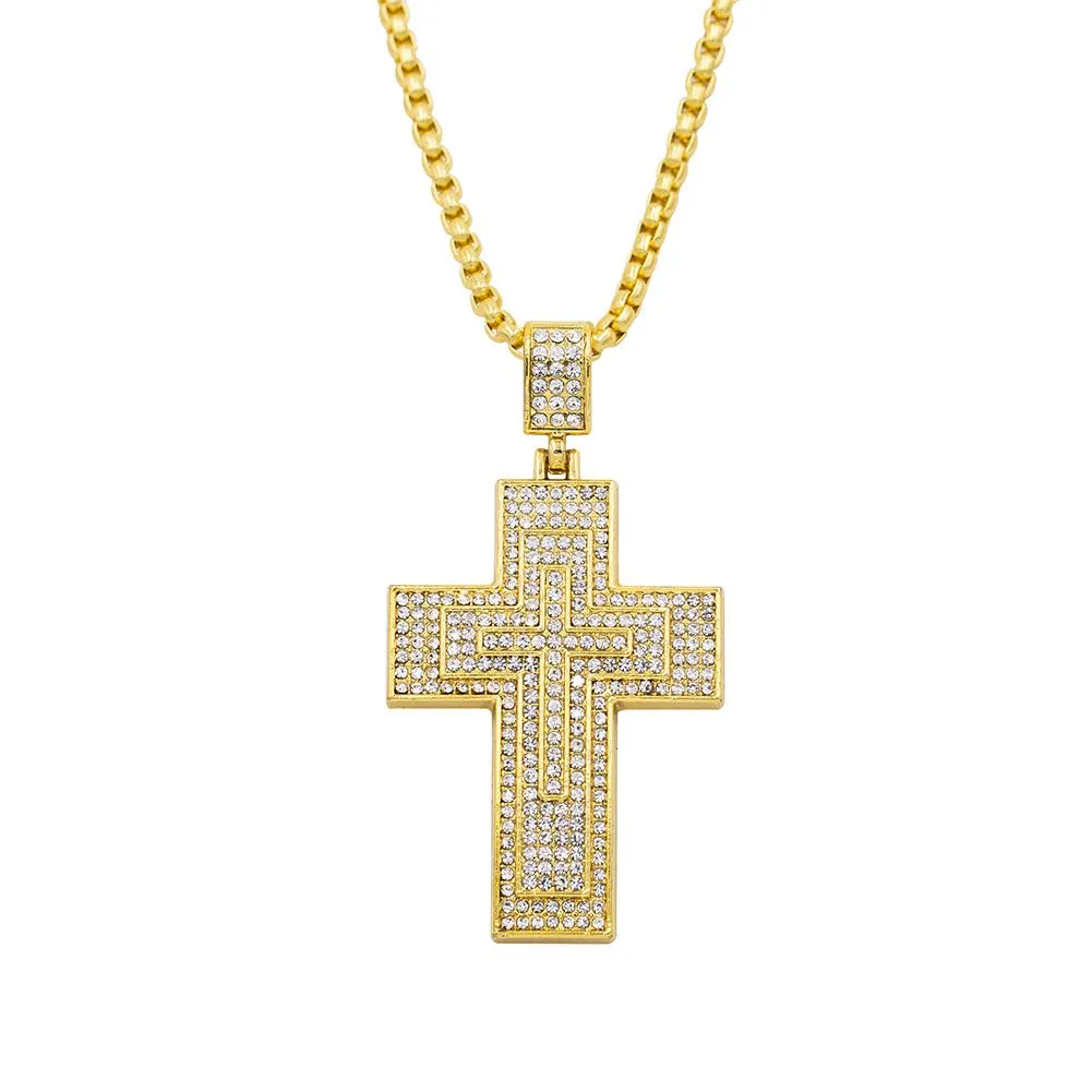 Whoelsale Hot Sale Men Fashion Classic Cross Pendant Necklace