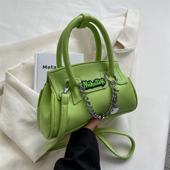 Fashion Women Summer Candy Color PU Handbag