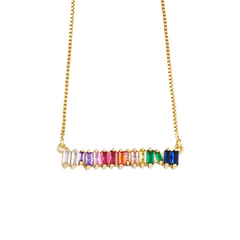Women Fashion Alloy Set Color Zirconium Short Necklace