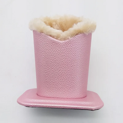 Simple Fashion Plush Litchi Pattern Glasses Display