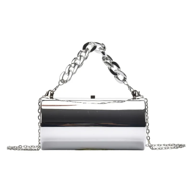 Women Fashion Candy Color Bright Round Shoulder Bag