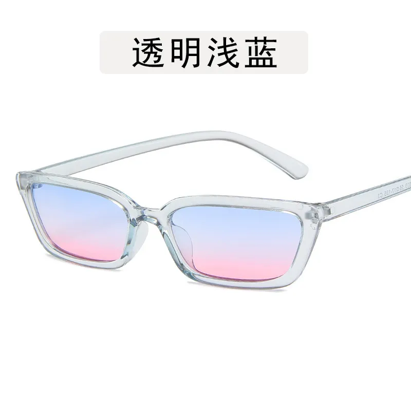Women'S Fashion Candy Color Square Sunglasses