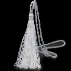 Optional Long Tassel Pendant Handmade Beaded Ethnic Necklace