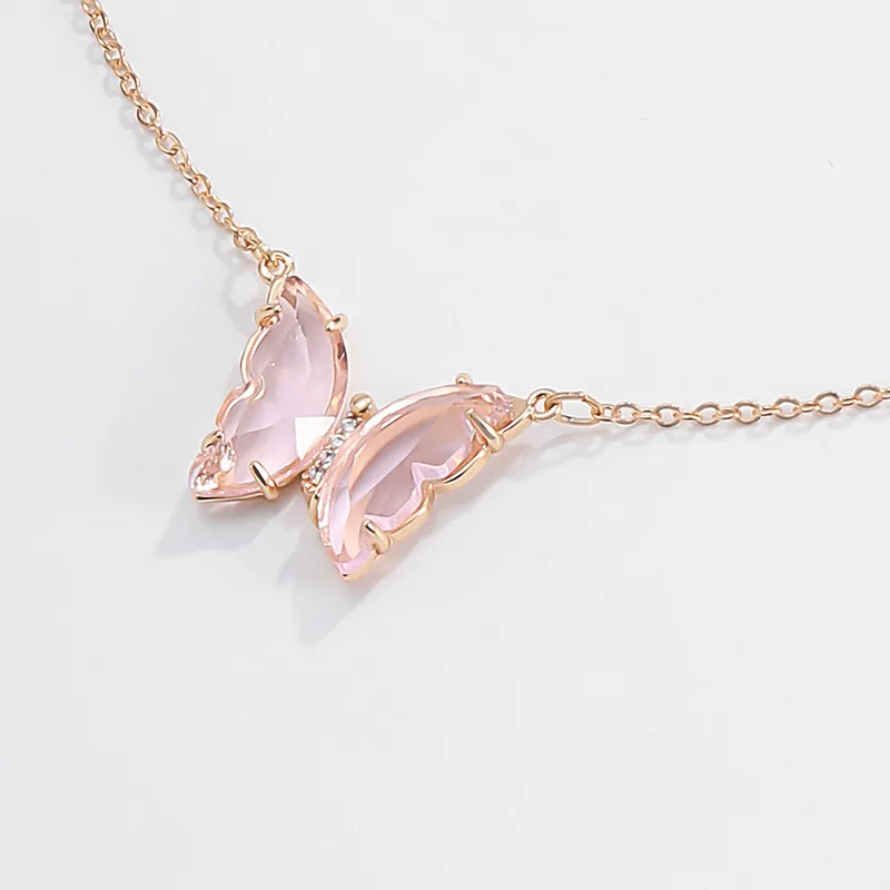 Fashion Butterfly Pendant Necklace
