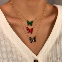 Fashion Butterfly Pendant Necklace