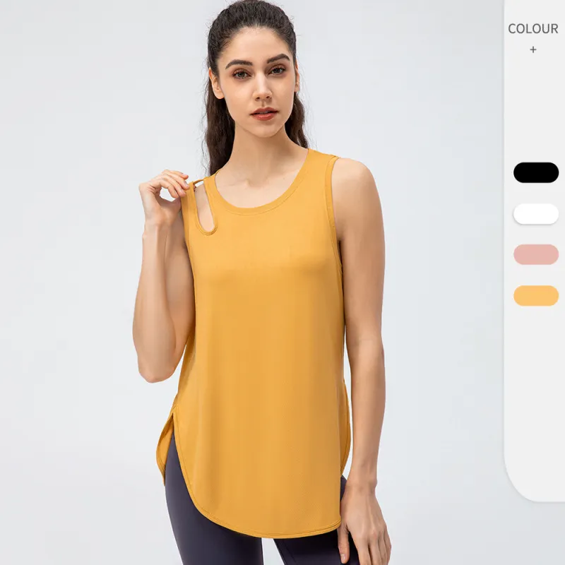 Women'S Loose Casual Quick Dry Breathable Yoga Sports Vest