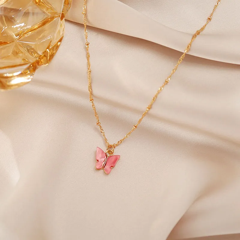 Fashion Butterfly Pendant Necklace
