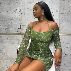 Halter Neck Bodycon Dress