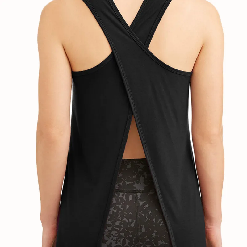 Women Loose Breathable Backless Running Fitness Sports Vest