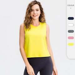 Women'S Loose Casual Sports Fitness Sleeveless Breathable Quick Dry Vest