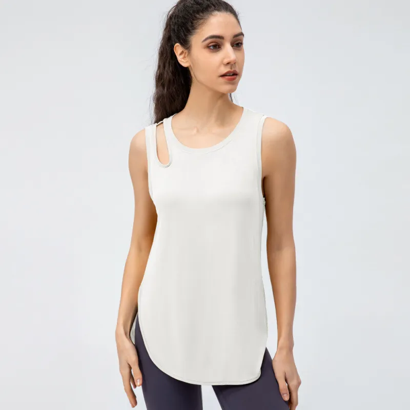 Women'S Loose Casual Quick Dry Breathable Yoga Sports Vest
