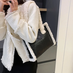 Women Fashion Lambswool Tote Bag