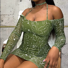 Halter Neck Bodycon Dress