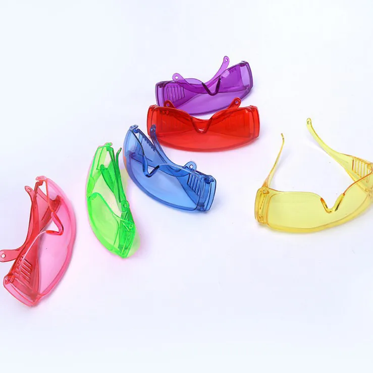 Women Simple Creative Color Blinds Goggles Splash-Proof Sand-Proof Safety Mirror