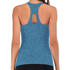 Women Running Fitness Stretch Beauty Back Sleeveless Sports Vest