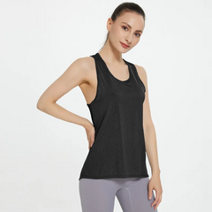 Women Running Fitness Ice Silk Yoga Beautiful Back Sleeveless Vest