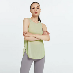 Women Loose Breathable Running Quick Dry Fitness Sleeveless Sports Vest