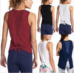 Women Running Fitness Sleeveless Sports Vest