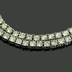 Wholesale Hip-Hop Jewelry Fashion Men Single Alloy Chain Rhinestone Necklace