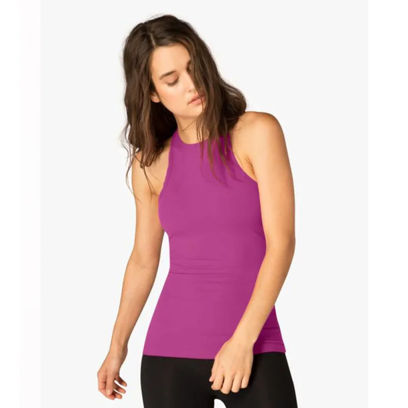 Women Loose Breathable Running Sports Crossover Sleeveless Tank Top