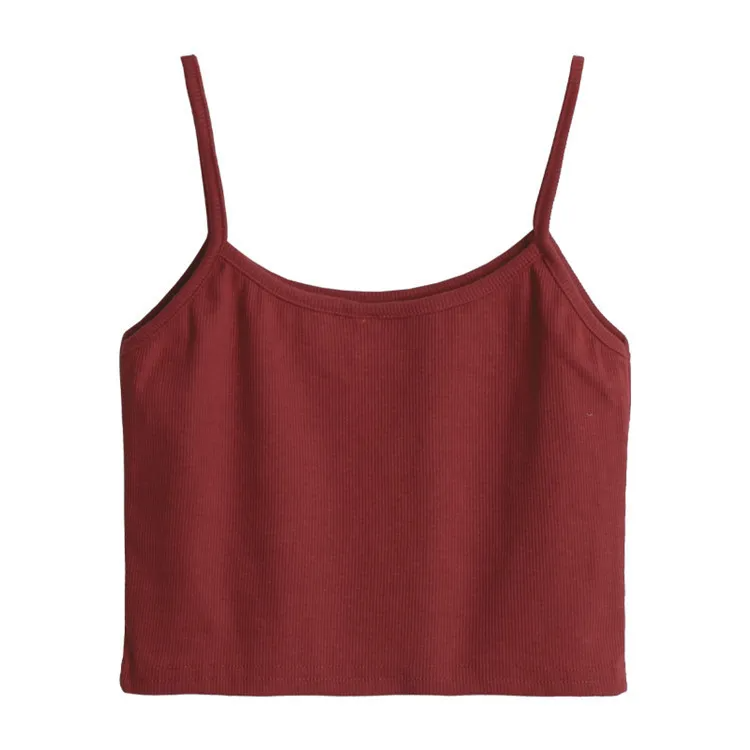 Women Sexy Navel Cropped Camisole