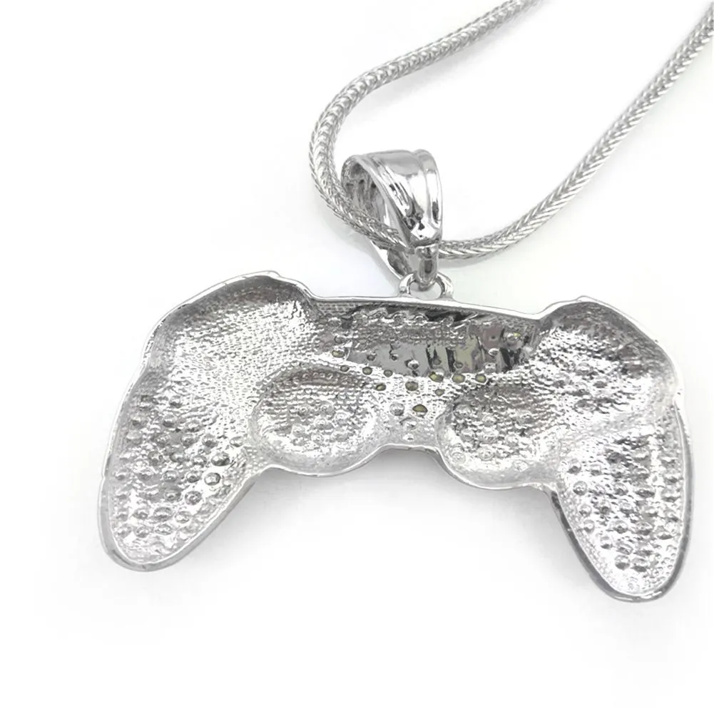 Men Hip-Hop Jewelry Unique Xbox Pendant Chain Necklace