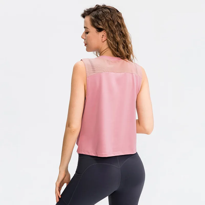 Women'S Loose Casual Sports Fitness Sleeveless Breathable Quick Dry Vest