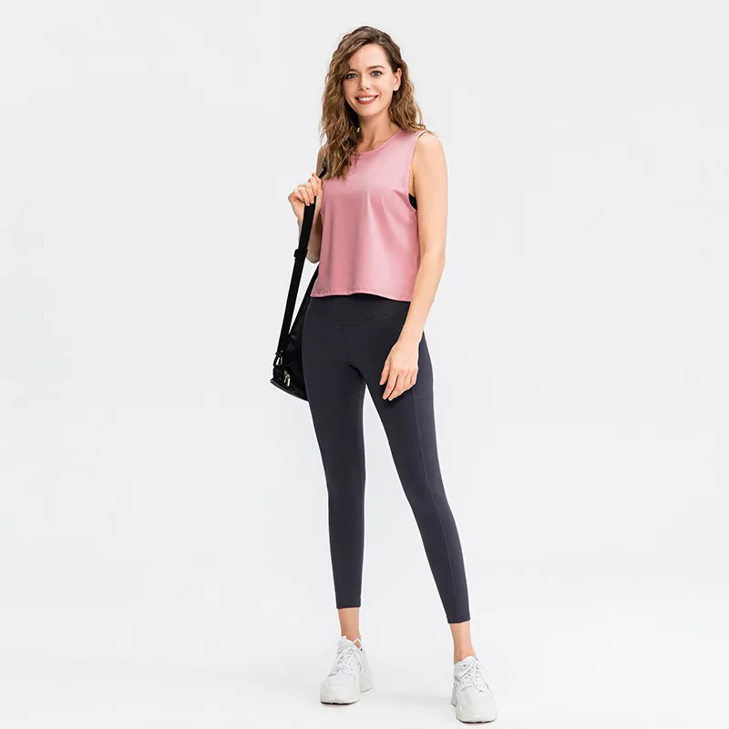Women'S Loose Casual Sports Fitness Sleeveless Breathable Quick Dry Vest